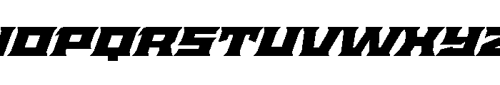 Staten XExpandedBlackOblique Instance Font UPPERCASE