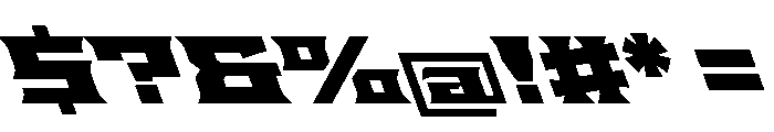Staten XExpandedBlackReverse Instance Font OTHER CHARS