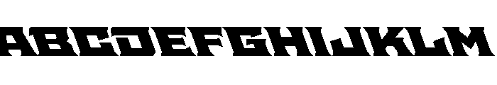 Staten XExpandedBlackReverse Instance Font UPPERCASE