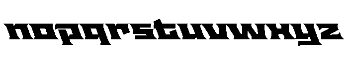 Staten XExpandedBlackReverse Instance Font LOWERCASE