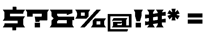 Staten XExpandedBold Instance Font OTHER CHARS