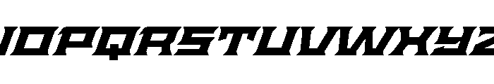 Staten XExpandedBoldOblique Instance Font UPPERCASE