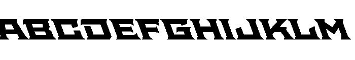 Staten XExpandedBoldReverse Instance Font UPPERCASE