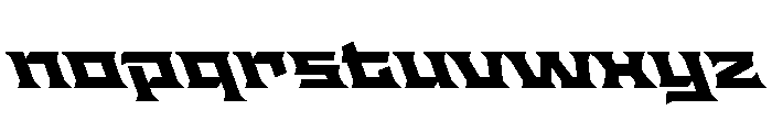 Staten XExpandedBoldReverse Instance Font LOWERCASE