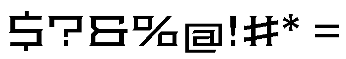 Staten XExpandedBook Instance Font OTHER CHARS