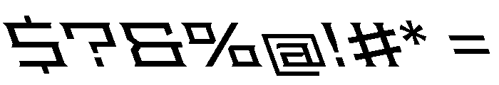 Staten XExpandedBookReverse Instance Font OTHER CHARS