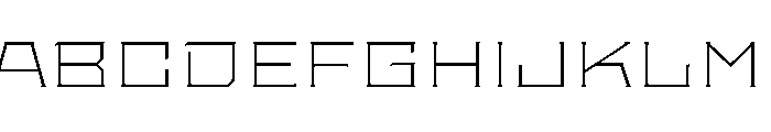 Staten XExpandedExtraLight Instance Font UPPERCASE