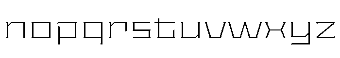 Staten XExpandedExtraLight Instance Font LOWERCASE