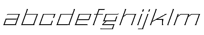 Staten XExpandedExtraLightOblique Instance FONT
