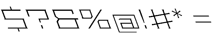 Staten XExpandedExtraLightReverse Instance Font OTHER CHARS