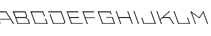 Staten XExpandedExtraLightReverse Instance Font UPPERCASE