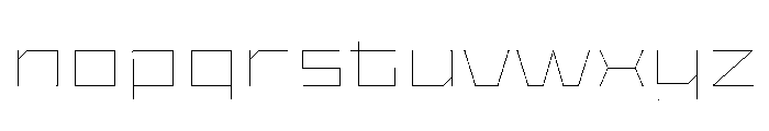 Staten XExpandedHairline Instance Font LOWERCASE