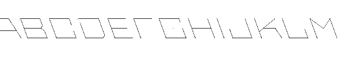 Staten XExpandedHairlineReverse Instance Font UPPERCASE