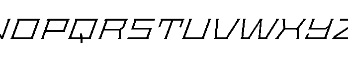 Staten XExpandedLightOblique Instance Font UPPERCASE