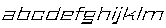 Staten XExpandedLightOblique Instance FONT