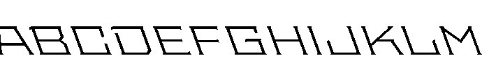 Staten XExpandedLightReverse Instance Font UPPERCASE