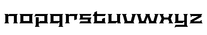 Staten XExpandedSemibold Instance Font LOWERCASE