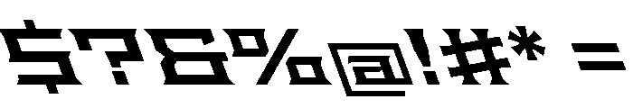 Staten XExpandedSemiboldReverse Instance Font OTHER CHARS