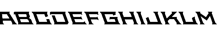 Staten XExpandedSemiboldReverse Instance Font UPPERCASE
