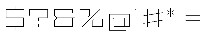 Staten XExpandedThin Instance Font OTHER CHARS