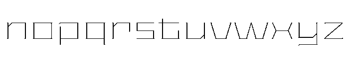 Staten XExpandedThin Instance Font LOWERCASE