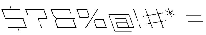 Staten XExpandedThinReverse Instance Font OTHER CHARS