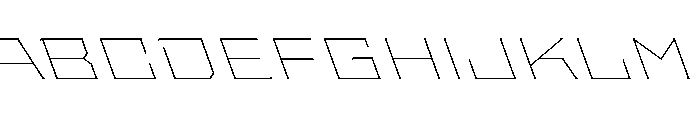 Staten XExpandedThinReverse Instance Font UPPERCASE