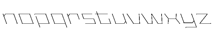 Staten XExpandedThinReverse Instance Font LOWERCASE