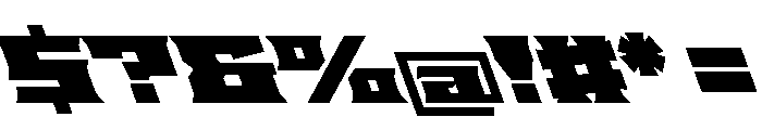 Staten XExpandedUltraReverse Instance Font OTHER CHARS