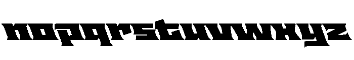 Staten XExpandedUltraReverse Instance Font LOWERCASE