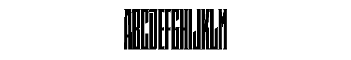 Staten XXCompressedBlack Instance Font UPPERCASE