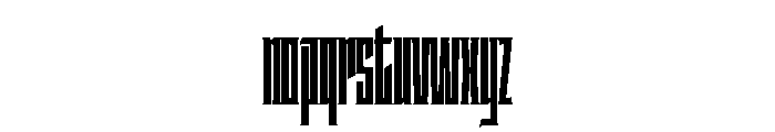 Staten XXCompressedBlack Instance Font LOWERCASE