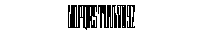 Staten XXCompressedBold Instance Font UPPERCASE