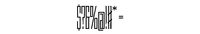 Staten XXCompressedBook Instance Font OTHER CHARS