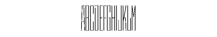 Staten XXCompressedExtraLight Instance Font UPPERCASE