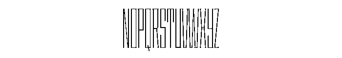 Staten XXCompressedExtraLight Instance Font UPPERCASE