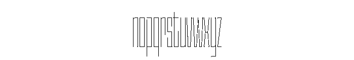 Staten XXCompressedHairline Instance Font LOWERCASE