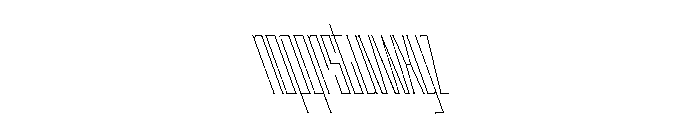 Staten XXCompressedHairlineReverse Instance Font LOWERCASE