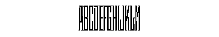 Staten XXCompressedSemibold Instance Font UPPERCASE