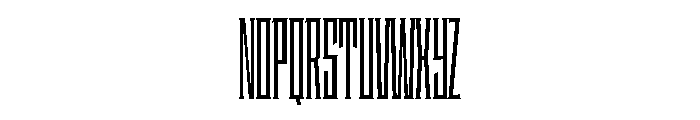 Staten XXCompressedSemibold Instance Font UPPERCASE