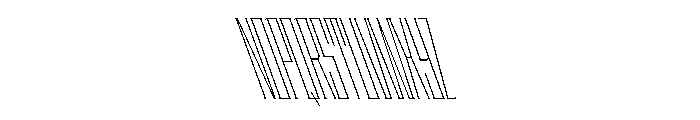 Staten XXCompressedThinReverse Instance Font UPPERCASE