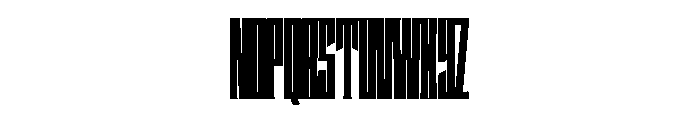 Staten XXCompressedUltra Instance Font UPPERCASE
