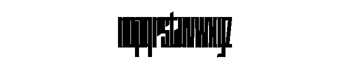 Staten XXCompressedUltra Instance Font LOWERCASE