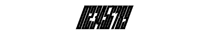 Staten XXCompressedUltraOblique Instance Font OTHER CHARS