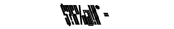 Staten XXCompressedUltraReverse Instance Font OTHER CHARS