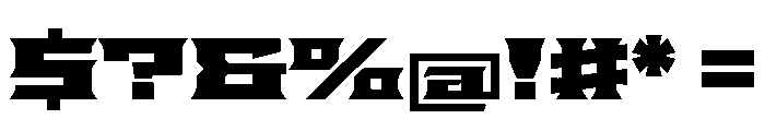 Staten XXExpandedBlack Instance Font OTHER CHARS