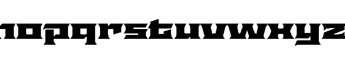 Staten XXExpandedBlack Instance Font LOWERCASE