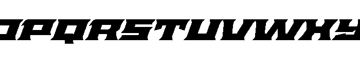 Staten XXExpandedBlackOblique Instance Font UPPERCASE