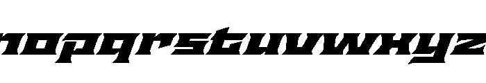 Staten XXExpandedBlackOblique Instance Font LOWERCASE