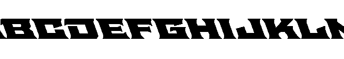 Staten XXExpandedBlackReverse Instance Font UPPERCASE